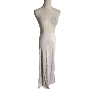 Anthropologie Champagnr Light Pink Maxi Skirt NWT